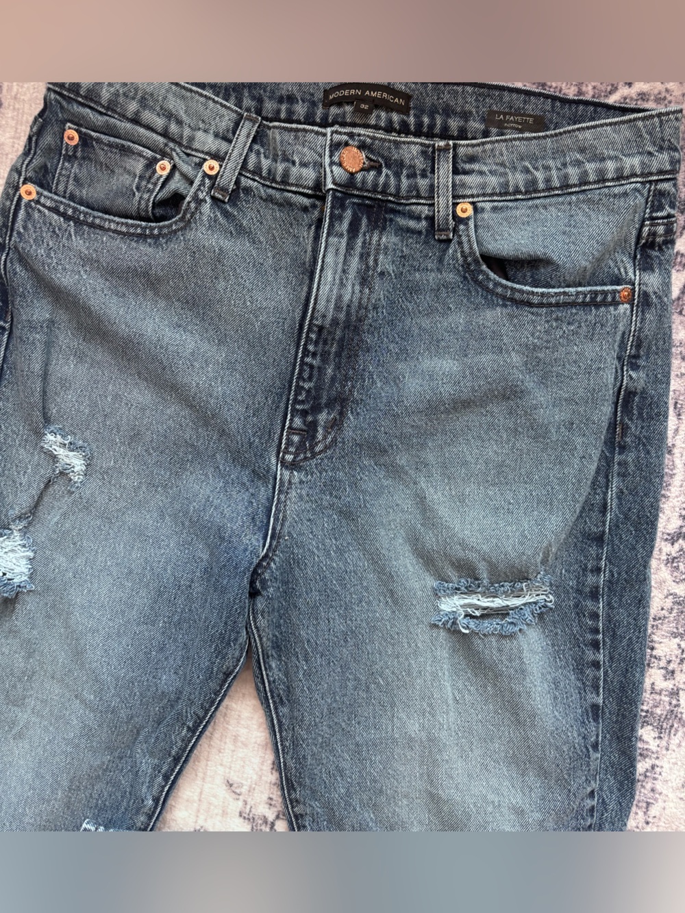 Modern American sz 32 La Fayette Jeans - Picture 2 of 4